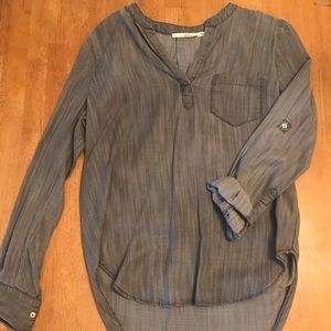 Gray button down shirt by Ellison size S